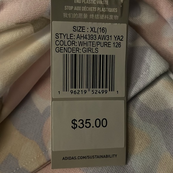 Adidas Girls Shorts - Picture 6 of 6